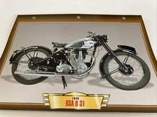 BSA 350 B31 1946 fiche carte moto passion collection Atlas