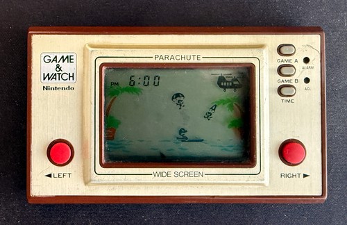 Game watch parachute - game,