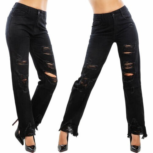 Pantalons femme boyfriend - pantalons,