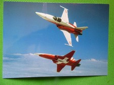 Carte postale postcard FORCE AERIENNE  SUISSE    F-5E   TIGER II