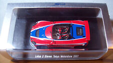 1/43 SPARK S1234 LOTUS 2 ELEVEN TOKYO MOTORSHOW 2007 IN RED/BLUE
