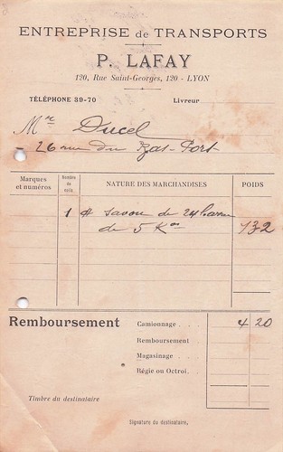 Lyon transporteur lafay p - lafay,