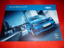 Opel Meriva A OPC brochure brochure Salessheet brochure leaflet from 2005
