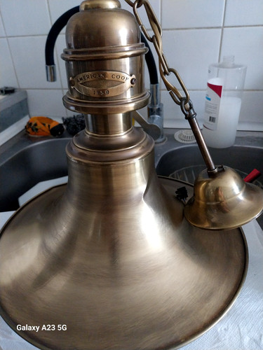 Lustre american coop 1850 - , bon