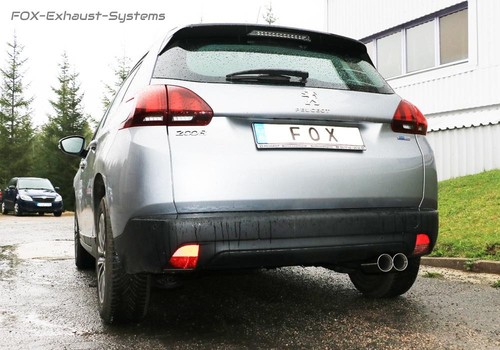 Inox sportauspuffanlage - inox, à