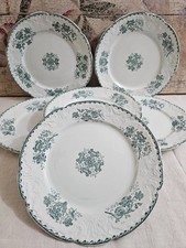 Vaisselle ancienne - Terre de Fer Modèle Richelieu - 6 Assiettes à dessert