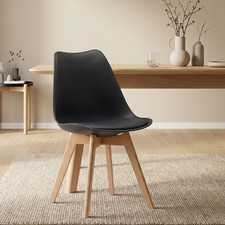 Chaise de Cuisine Noir Pieds