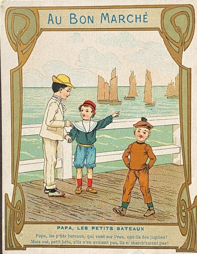 Chromos bon marche - au, "
