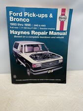 Haynes Repair Manuel 36058 Ford Pick- Ups & Bronze 1980 Thru 1996 