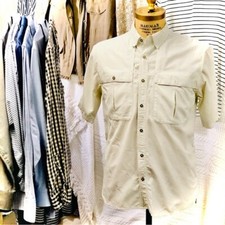 Orvis | M | Men’s White Textured Fishing Open Air Polo SS Shirt MSRP$89