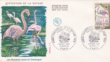 FRANCE 1970 FDC FLAMANT ROSE