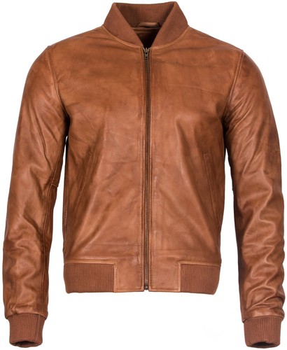 Veste aviateur rétro cuir - veste, en