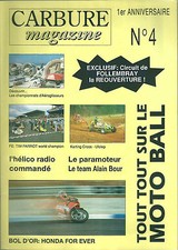 Carbure magazine N°4 1990 Karting kart cross Moto Alain Bour Sport automobile