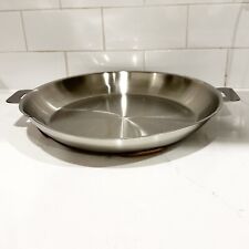 FRANCE Cristel Frypan 28cm 11 inch Flaw INOX Induction 18/10 Stainless Steel