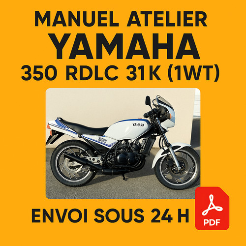 Manuel atelier yamaha - manuel, rd350