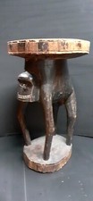 FANG GABON MONKEY STOOL ANTIQUE AFRICAN TRIBAL ART MASK STATUETTE 