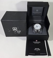 Victorinox Swiss Army Chrono Classic Men's Watch 241538 Sapphire White Dial*READ