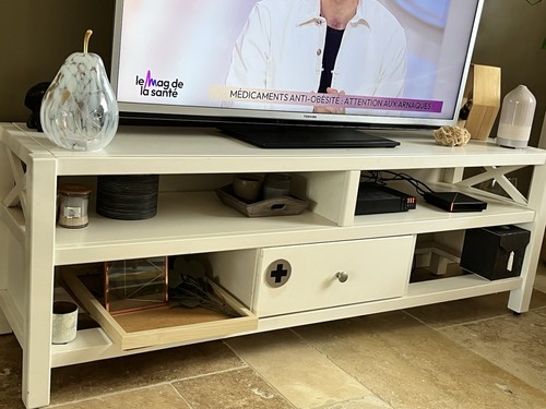 Meuble blanc - tv,