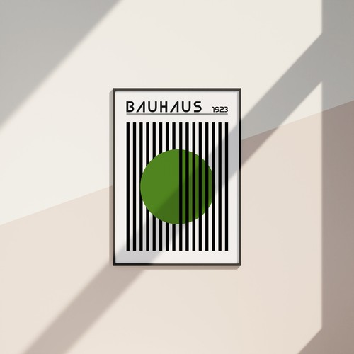 Affiche bauhaus vintage - vintage,