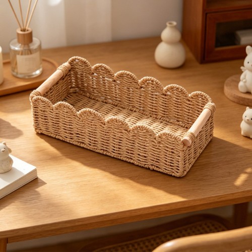 Panier rangement rotin - panier, de