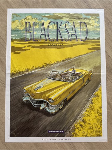 Affiche publicitaire blacksad - publicitaire,