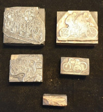 LOT DE 5 ANCIENNES MATRICES D'