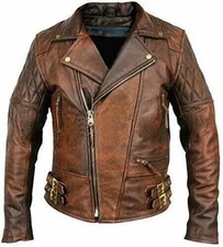 Veste De Motard En Cuir