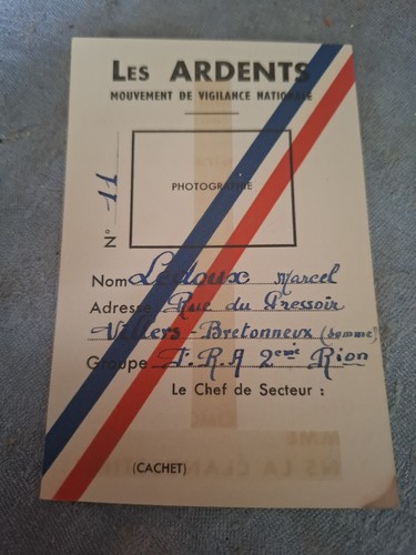 Rare carte identite - identite, ffi