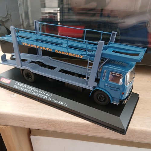 Camion porte voitures saviem - porte-voitures,