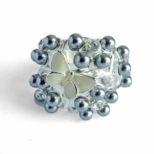 Bague plaqué blanc - bague, or