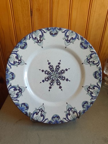 Assiette vieux rouen très - vieux, en
