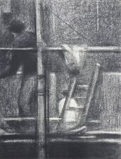 Georges SEURAT: L'échaffaudage, ENGRAVING, 1948 + certificate