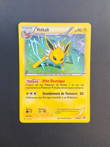 Carte pokémon voltali - carte,