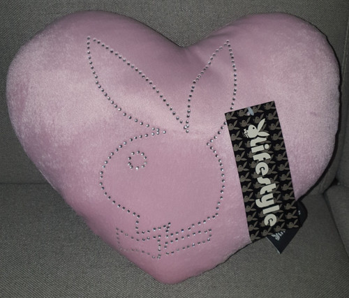 Coussin playboy coeur rose - playboy,