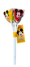 Disney Parks Candy Mickey 5 Lollipops - Lemon Lime Mango Peach Apple Watermelon
