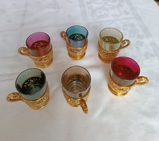 Lot 6 Tasses Café Vintage