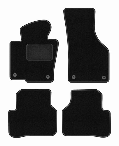 Tapis auto moquette noire - auto,