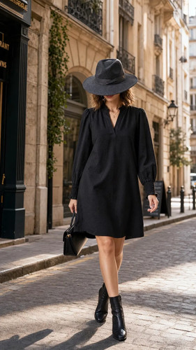 Robe noire femme - , 40