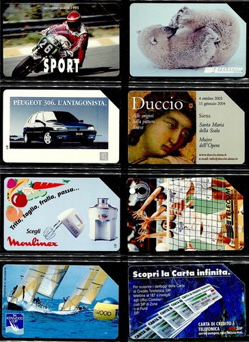 Italie lot 8 cartes - italie, de