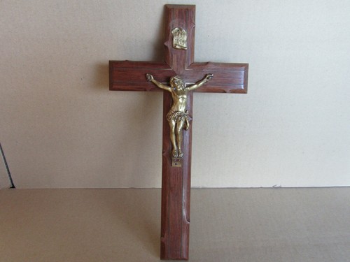 Grand crucifix christ bronze - grand,