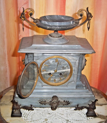 Pendule marbre epoque - marbre,