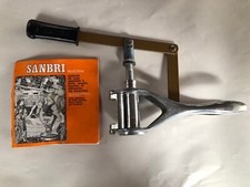 Vintage Sanbri Handheld Wine Bottle Corker w/ Manual France - Unused