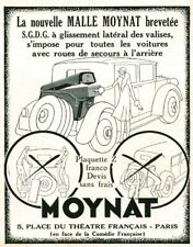 Antique 1929 Moynat Trunk Magazine Issue Advertising