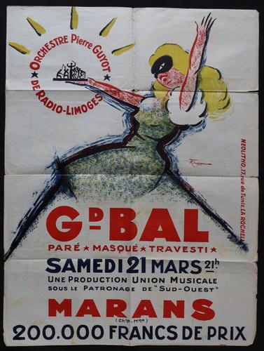 Affiche grand bal marans - grand,