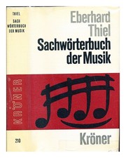 THIEL, EBERHARD Sachwertbuch