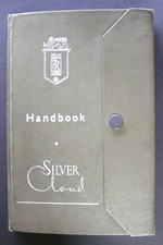 ROLLS ROYCE SILVER CLOUD 1 : HANDBOOK - MAUEL D'UTILSATION 1955 - AVEC ADDITIFS