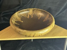 René Denert - Denbac - Grès émaillé - Grande coupe à fruit - Vierzon - 1925