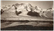 Switzerland, Breithorn and Little Matterhorn Vintage Albumen Print, Albumen Print 1