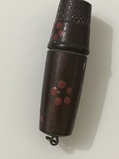 Antique hand painting women's needle cases