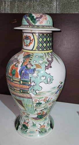 Vase chinois ancien décors - chinois,